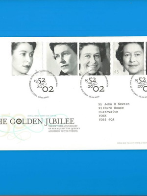 2002 Queen Elizabeth F.D.C. new