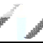  Διακοσμητικό Βάζο  Μεταλλικό 12x12x45.5cm Μπλε