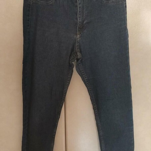 Women's elastic denim jeans like new, size M, blue