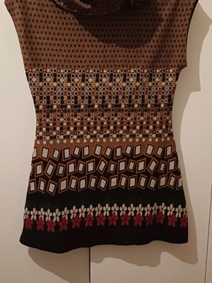 Boho dress used, size M, multicolored