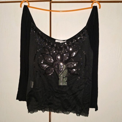 Cristina Effe blouse black no 40 new