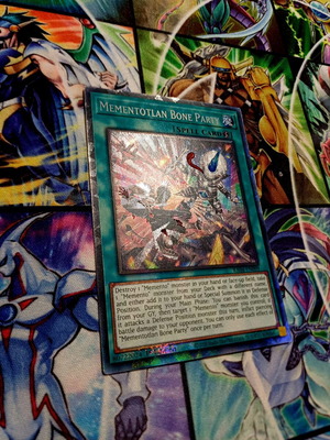 Mementotlan Bone Party RA04 Collector's Rare Yu-Gi-Oh! card