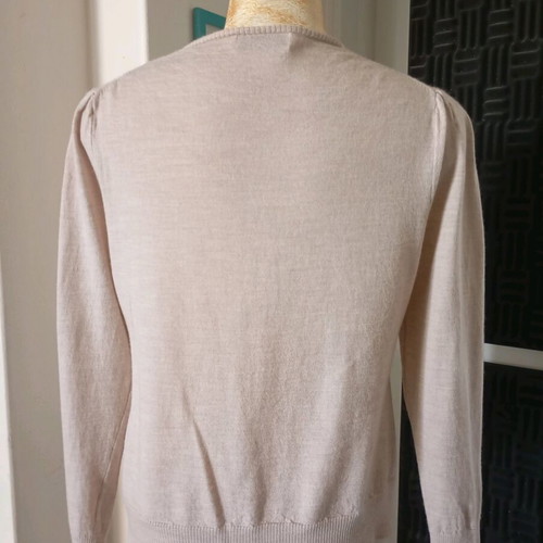 Lola merino wool cardigan new, size S/M, dusty rose color