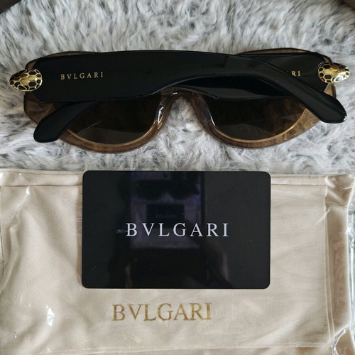 Bulgari Serpenti Forever Oval BV40007I new black and gold sunglasses