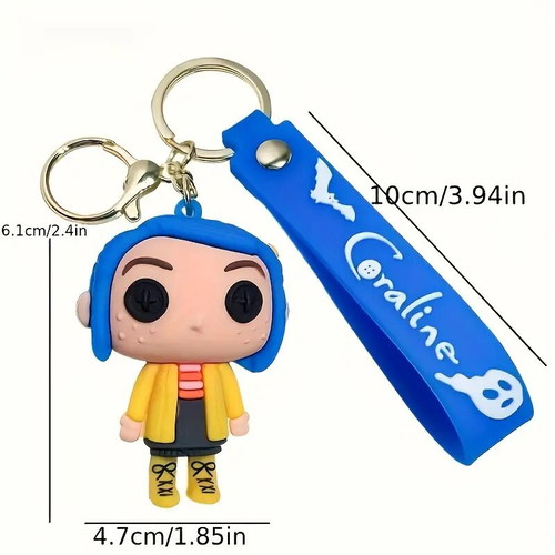 Coraline Funko Pop! Collectible Keychains Set of 4