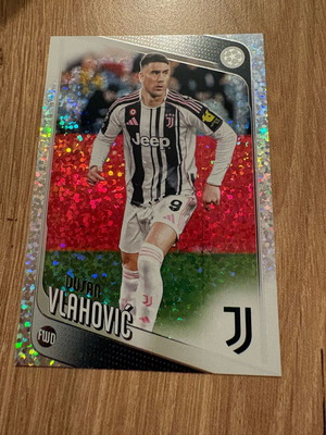 Κάρτα Dusan Vlahovic 2025-26 Topps UEFA UCC Holo Foil Juventus καινούργιο