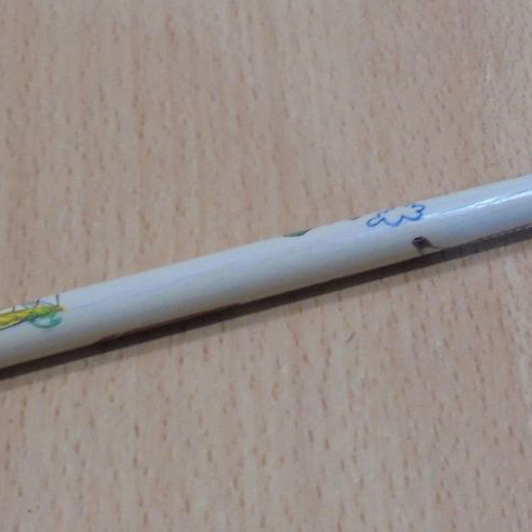 Bohemia Works old wooden pencil with airplanes new