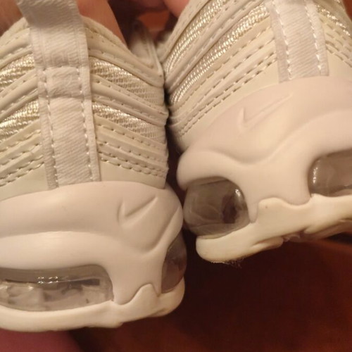 Nike Air Max 97 αθλητικά μεταχειρισμένα, μέγεθος 37,5, άσπρα