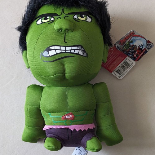 Hulk Marvel Avengers plush new talking toy
