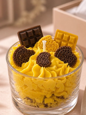 Soy Wax Candle with Chocolate Scent