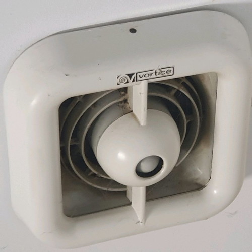 Bathroom fan used with adjustable timer