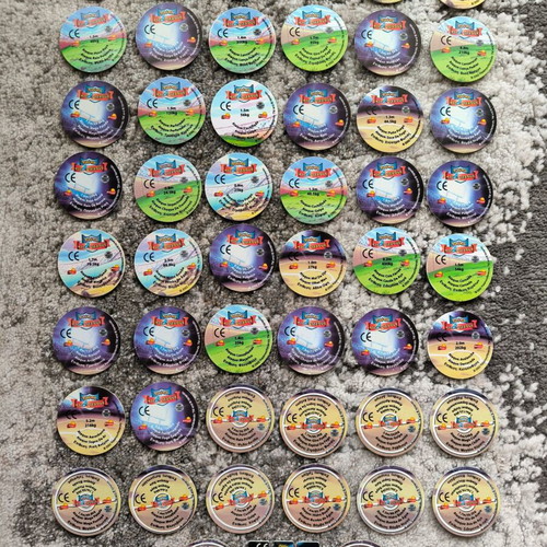Pokemon Tazos League 1 complete collection like new, 50 pieces