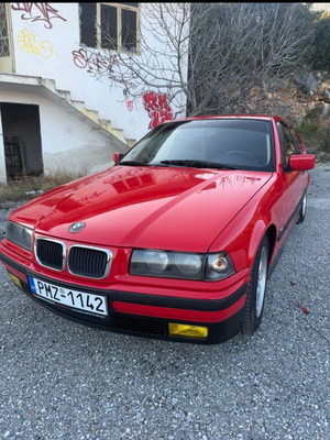 Bmw Compact 1999 σαν καινούργιο, 155.000 χλμ, κόκκινο, χειροκίνητο