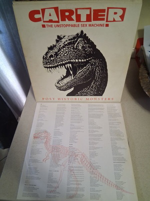 Carter The Unstoppable Sex Machine Post Historic Monsters vinyl album