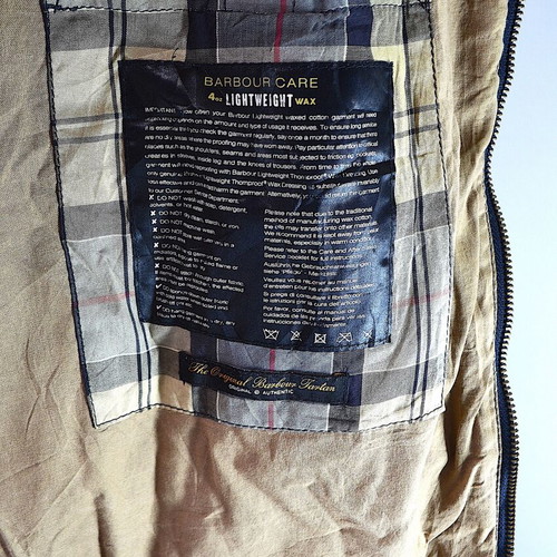 Barbour Lightweight Royston Wax Jacket XXL, blue