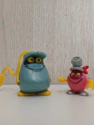 Kinder Surprise Joy figures used, Cybertop Space Fantasy Alien Missions set