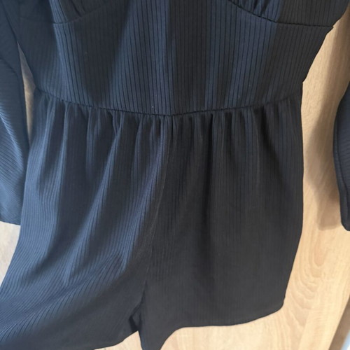 Bershka one-piece romper like new, black, size M