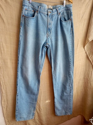 Дънки Pull & Bear употребявани, сини, размер L-XL