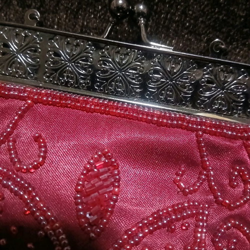 Frangi-Tie Rack London evening bag new with chain 17×20cm