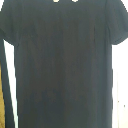 Forever 21 mini dress like new, black with white collar, size large