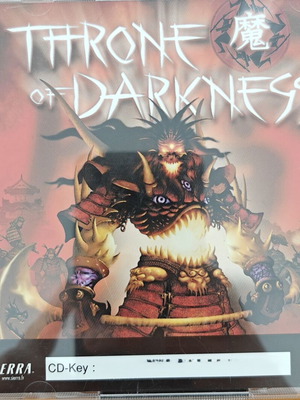 Throne of Darkness PC CD-ROM like new, classic action RPG