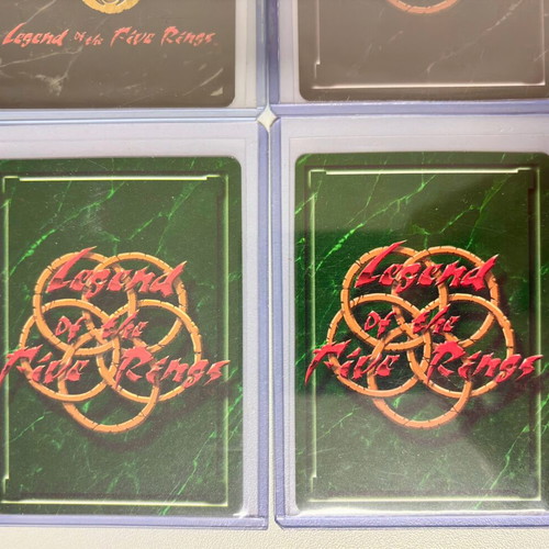 Legend Of The Five Rings 4 cards used, 1996-2000 lot