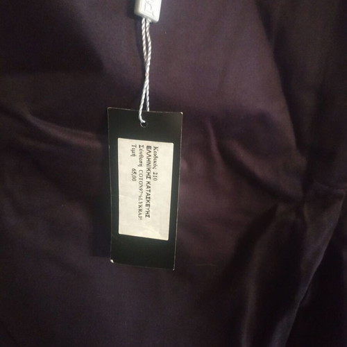 Women's pants new, winter cotton with lycra, size 50, dark purple