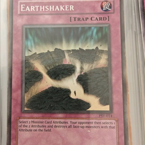 Yu-Gi-Oh card Earthshaker like new