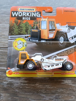 Matchbox Working Rigs Road Scrapper Truck RANEC Livery new