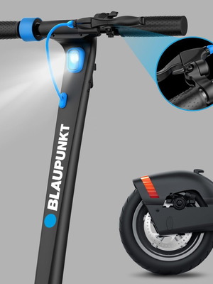 Blaupunkt ESC608 Ηλεκτρικό Πατίνι καινούργιο, 25km/h, 20km αυτονομία, μαύρο