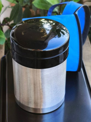 Baby thermos new with case and two inner containers