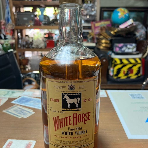 White Horse Scotch Whisky 1980’s 1.7 liters new, sealed edition