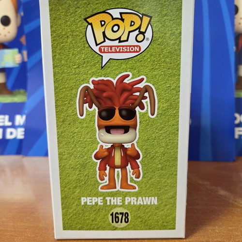 Funko Pop Television #1678 Pepe The Prawn Flocked figure new