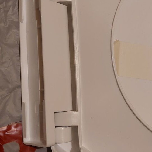 Plastic White Toilet Lid new