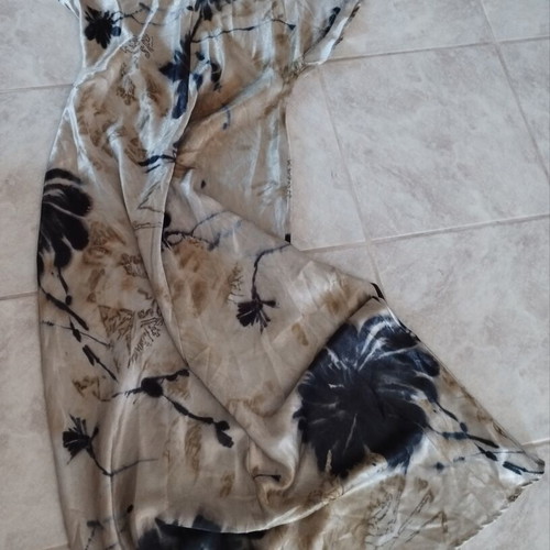 Zara dress, new, black and gold, size M