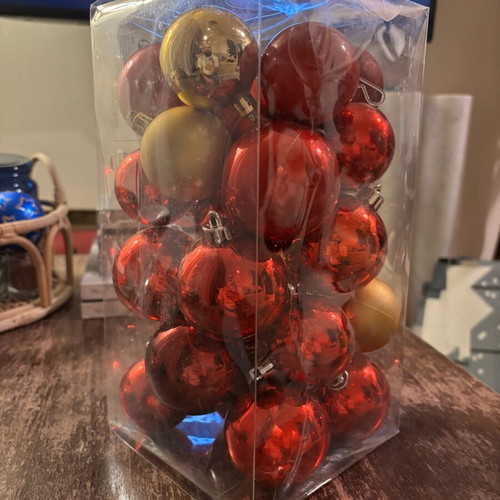 Christmas balls two packs like new