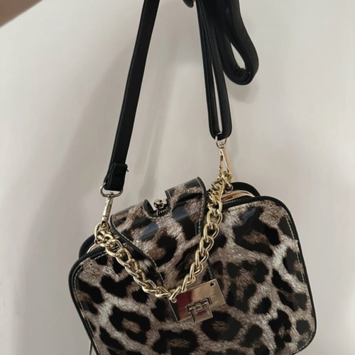 Shoulder bag like new, beige and brown