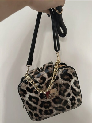 Shoulder bag like new, beige and brown