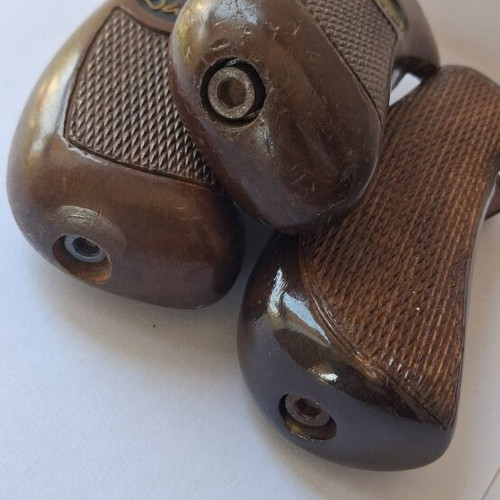 Dan Wesson wooden grips set of three used