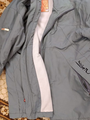 Quiksilver men's jacket gray large used