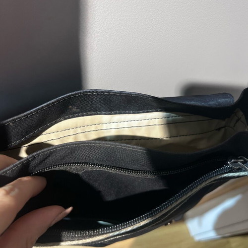Lacoste crossbody bag like new, black and grey unisex