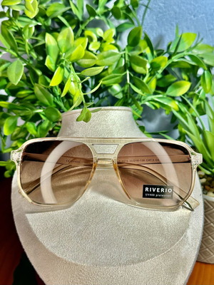 Ridley Sunglasses like new, beige and gold with UV400 protection