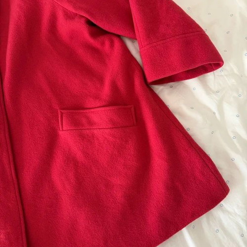 Kimono coat Eastex Heirloom raspberry pink like new, wool