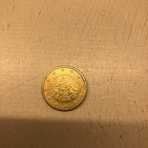 50 cent coin from San Marino, 2015