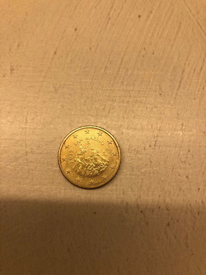 50 cent coin from San Marino, 2015