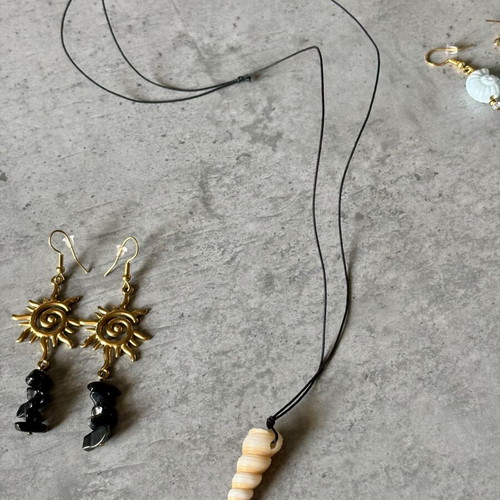 Summer jewelry set like new, multicolor, 6 pieces