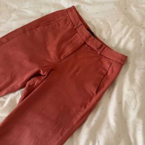 Marks&Spencer office pants used, terracotta color, size UK 8