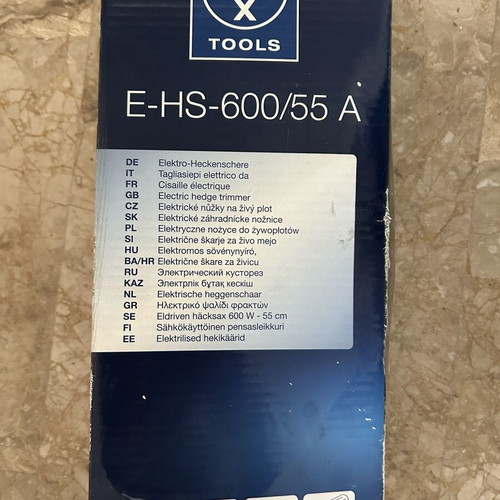Lux-Tools Electric Hedge Trimmer E-HS-600/55 A like new, 600W
