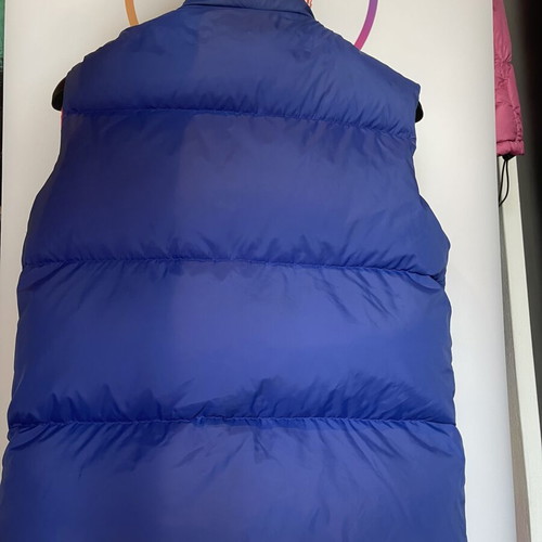 Napapijri reversible vest like new, size S/M, blue and orange