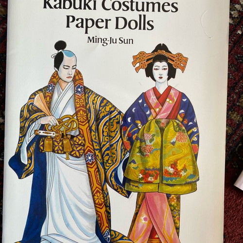 Kabuki Costumes Paper Dolls like new